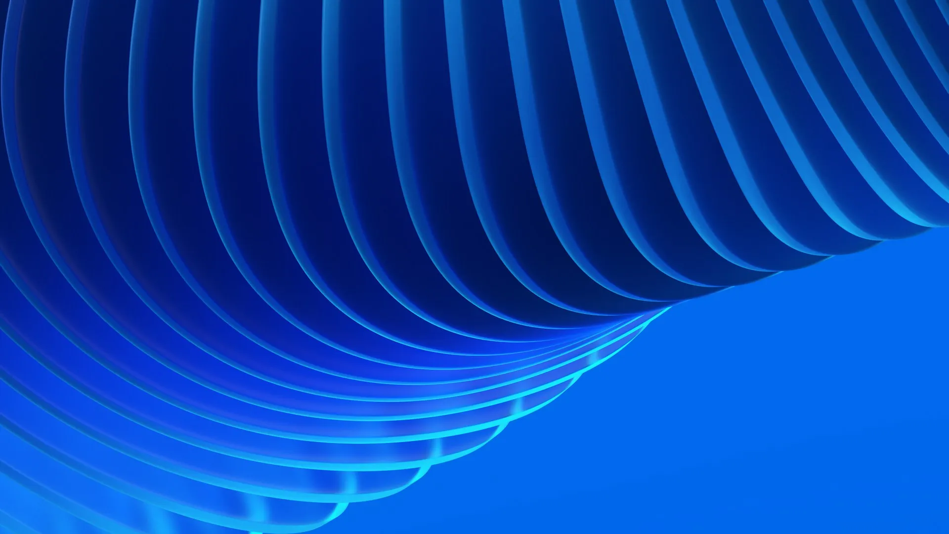 An abstract bue object.