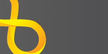 A bright loop on a dark background denoting DevOps services.